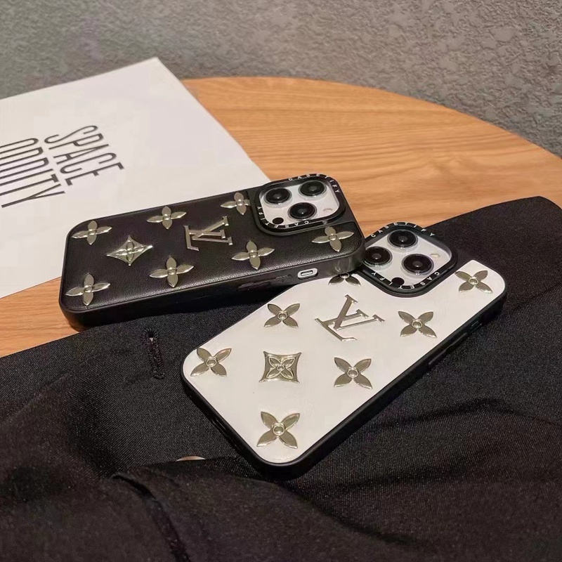Louis Vuitton ルイヴィトン ブランド iphone14 pro max/14 plusケース オシャレ モノグラム 背面レザー きらきら