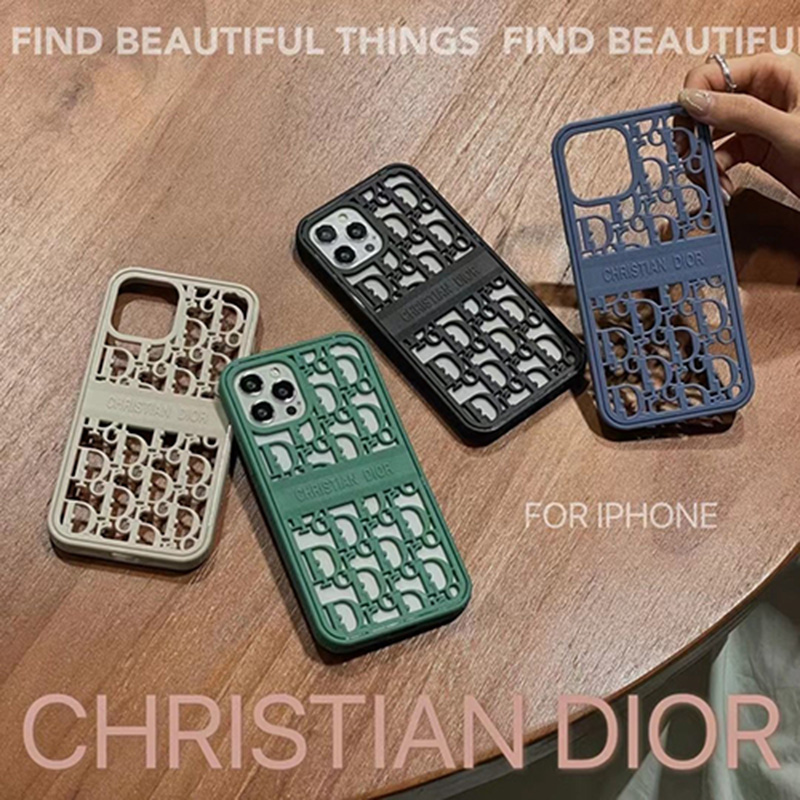 Diorハイブランド iphone14Pro max/14Pro/14/14plus携帯ケース 透かし彫り