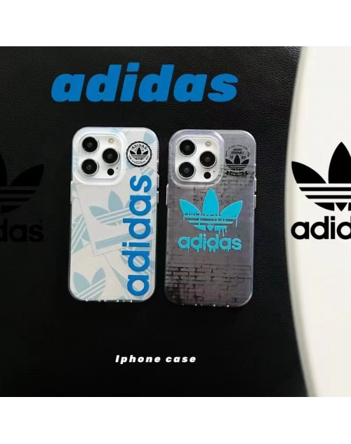 アディダス Adidas ハイブランド iphone14Pro max/14Pro/14スマホケース モノグラム アイフォン14プロマックス/13/12/11カバー モノグラム ジャケット型 キャンバス 男女兼用