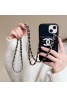 Chanel/シャネル iphone14/14 pro/14 pro maxケース チェーン付き ブランド カード収納 レザーバッグ型 モノグラム アイフォン14/13/12/11カバー ファッション メンズ レディーズ