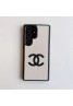 CHANEL/シャネル ブランド Galaxy S23/S23+/S23 Plus/S23 Ultraケース モノグラム レザー ジャケット型 ギャラクシーs23/s23プラス/s23ウルトラ/s22/s21/s20/note20/note10カバー 革 メンズ レディーズ