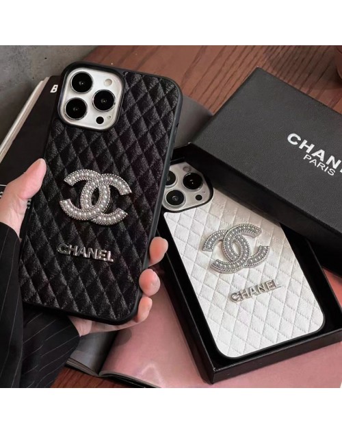 Chanel シャネル お洒落 iphone15proケース キャラクター風 アイフォン15プロ カバー カード 可愛い