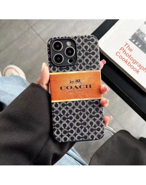 Coach コーチ お洒落 アイフォン15プロ カバー カード 可愛い アイフォン15ウルトラ カバー 経典