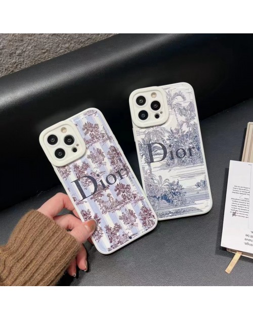 Dior ディオール iphone 14/14 pro/14 pro maxケース ジャケット型 植物柄 ブランド モノグラム アイフォン14/13/12/11カバー ファッション メンズ レディース