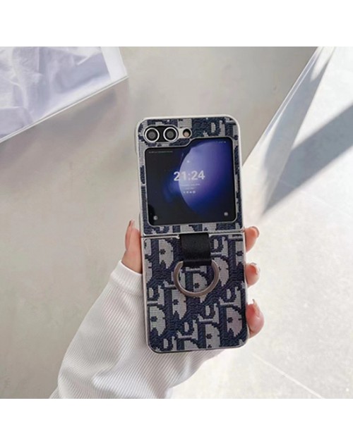 Dior ディオールブランドGalaxy Z Flip 5ケース 折りたたみ レディース バッグ型 ブランドギャラクシーZフリップ5スマホケース 激安ブランド ギャラクシーZフリップ5カバー 韓国風