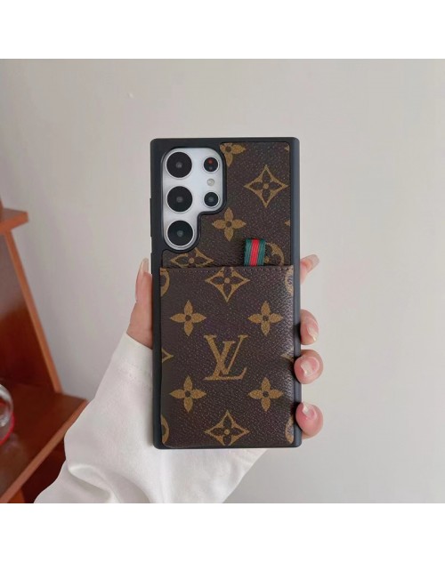 LV/ルイヴィトン バーバリー ブランド iPhone 14/14 Pro/14 Pro Maxケース カード入れ GUCCI/グッチ レザー BURBERRY モノグラム Galaxy S23/S23+/S23 Plus/S23 Ultra/S22/S21/S20カバー ファッション ギャラクシーs23/s22/s21/s20ケース メンズ レディース