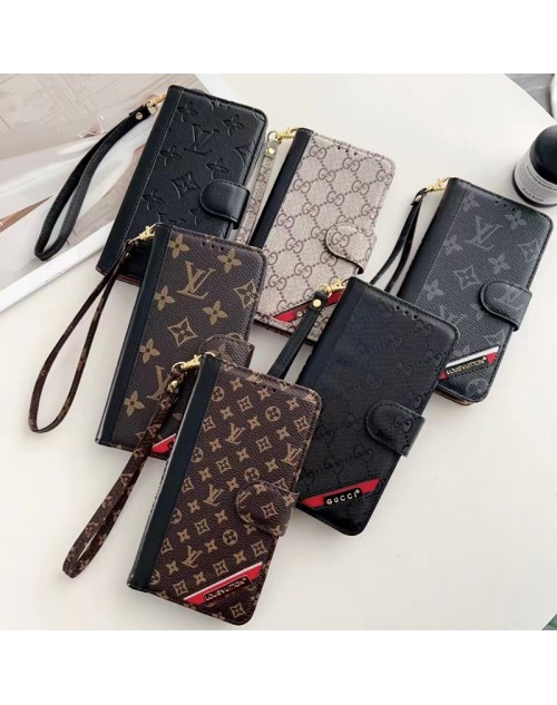 Gucci/LV ブランド グッチ/ルイヴィトン iphone 14 pro max/14 pro/14 plus/14ケース 激安 カード入れ 手帳型 レザー チェーン付きモノグラム スマホケース セレブ愛用 落下防止 ギャラクシーS23/S23プラス/S23ウルトラ カバー 全機種対応 メンズ レディース