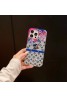 lv ブランド iphone 14/14 pro/14 pro maxケース ルイヴィトン キラキラ 花柄 カラー色 モノグラム ジャケット型 アイフォン14/13/12カバー 大人気 メンズ ディーズ