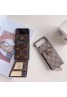 Lv ルイヴィトンモノグラム Gucci グッチ  ギャラクシーZフリップ5ケース 折畳み式 ブランド iphone 14 15 pro max 12 11ケース ギャラクシーZフォールド5ケース 大人気芸能人愛用 galaxy z fold 5ケース トランク型ブランド ギャラクシーZフォールド5ケース 韓国風