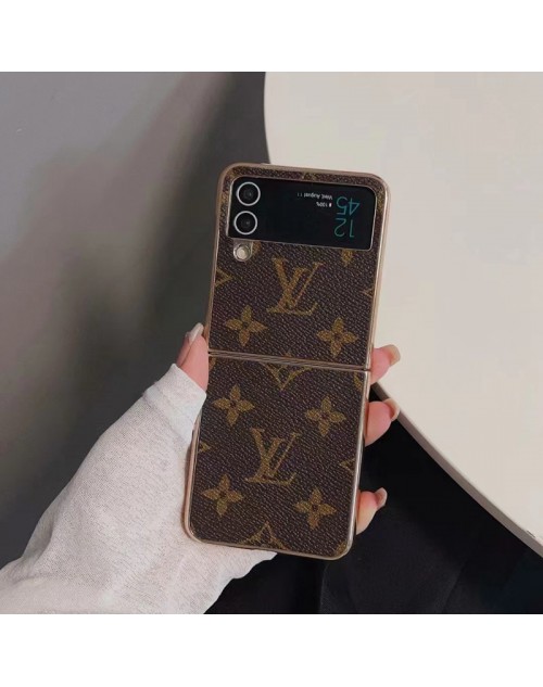 Lv ルイヴィトン Gucci グッチブランドGalaxy Z Flip 5ケース 折りたたみ モノグラム ギャラクシーZフリップ5ケース 折畳み式 ブランド芸能人愛用 galaxy z fold 5ケース トランク型ブランド ギャラクシーZフォールド5ケース 韓国風