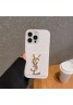 ysl イブサンローラン iPhone 14/14 Pro/14 Pro Max/14 Plusケース 韓国風 カード入れ  ワニ レザー風 収納可能 モノグラム ブランド  アイフォン14/14プロ/14プロ マックス/14プラス/13/12/11カバー 大人気 メンズ レディース