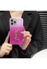 YSL イブサンローラン iPhone 14/14 Pro/14 Pro Maxケース 韓国風 ワニ レザー風 モノグラム ブランド アイフォン14/14プロ/14プロ マックス/14プラス/13/12カバー 大人気 メンズ レディース