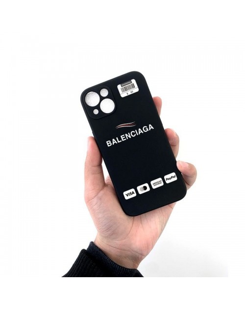 Balenciaga ハイブランド iphone 14/14 pro/14 pro maxケース インスタ風 バレンシアガ シンプル モノグラム アイフォン14/13/12/11/x/xr/xs/xs maxカバー 落下防止 ファッション メンズ レディース