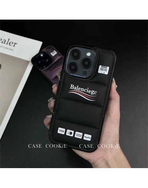 Balenciaga バレンシアガ iphone 15 plusケース モノグラム アイフォン15プロ カバー カード 可愛い アイフォン15プロマックス カバー 経典