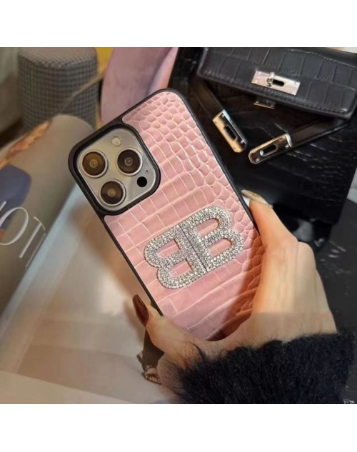 Balenciaga バレンシアガ ブランド iphone15pro maxケース 手帳型 アイフォン15プロマックス ケース クリア アイフォン15プロ カバー カード 可愛い