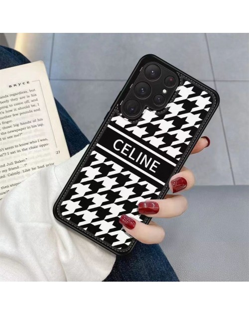 Celine ブランド セリーヌ galaxy s23/s23 plus/s23 ultraケース 安い モノグラム 黒白色 ジャケット型 iphone14/14 pro/14 pro max/14 plusケース セレブ愛用 ギャラクシーS23/S23プラス/S23ウルトラ/note20/s22/s21/s20カバー メンズ レディース