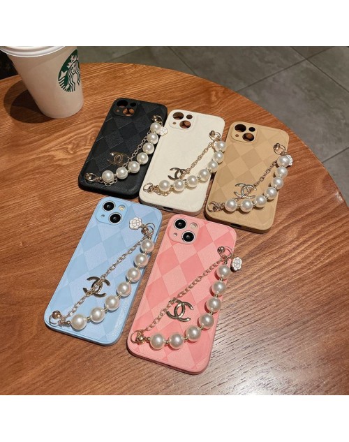 Chanelシャネル ハイブランド アイフォン14プロ マックス 14プロ 14プラス 14フォンケース 格子縞 ビーズ編み iphone14pro max 14pro 14plus 14カバー 芸能人愛用 大人コーデ Chanelアイフォン13プロ マックス/13プロ/12カバー バラ おしゃれ