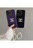 Chanel シャネル iPhone 14/14 Pro/14 Pro Maxケース ブランド ジュエリー風 キラキラ ストラップ付き モノグラム柄 ジャケット落下防止 アイフォン14/13/12/11カバー ファッション メンズ レディース