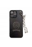 クロムハーツ Chrome Heartsブランド iphone15proケース キャラクター風アイフォン15プラス カバー スタンド付き アイフォン15プロ カバー カード 可愛い