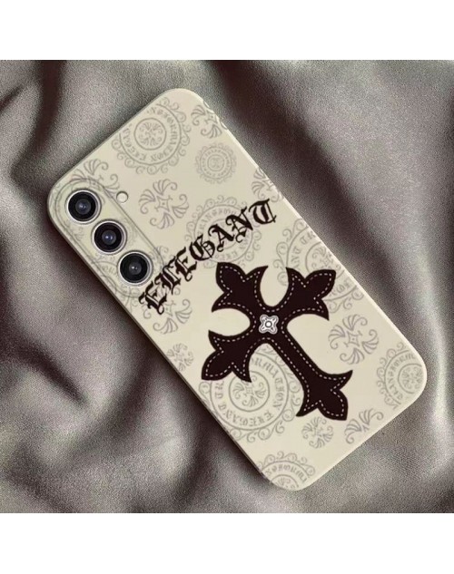 Chrome Hearts クロムハーツ ブランド Galaxy s24 ultraケース かわいいファッション セレブ愛用 ギャラクシーS23プラスケース 激安ギャラクシーS23スマホケース ブランド LINEで簡単にご注文可メンズ Galaxy A54 5Gスマホケース 安い