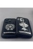 Chrome Hearts クロムハーツ アイフォン15プロマックス ケース クリア お洒落 iphone 15 plusケース 保護