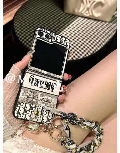 Dior ディオールモノグラム ギャラクシーZフリップ5ケース 折畳み式 ブランドgalaxy z flip5ケース ファッション芸能人愛用 galaxy z fold 5ケース トランク型ブランド ギャラクシーZフォールド5ケース 韓国風