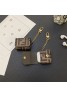Fendi フェンディエアーポッズ 4/プロ2/3ケース レザー紛失防止 Airpods Max/Pro2/3ケース 第3世代 エアーポッズ マクス/プロ2カバー モノグラム 男女通用 airpods pro2/3ケース チエーン付きメンズ レディース