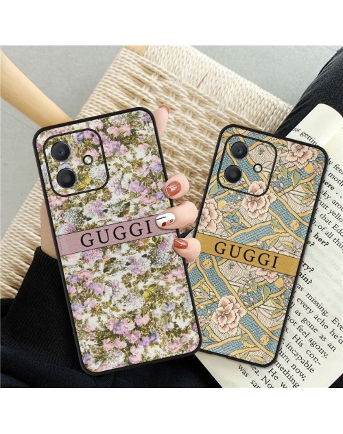 Gucci ブランド iphone14/14pro/14promax/14plusケース 全機種 グッチ 花柄 galaxy s23/s23+/s23 Ultra/a54 5gケース ジャケット型 xperia 5 iv/1 v/10 v/ace ivカバー メンズ レディース