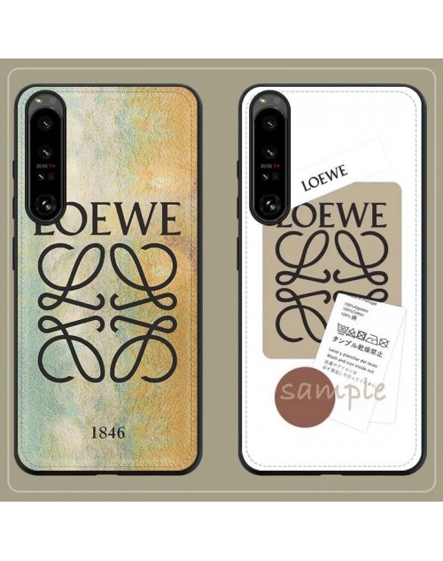 Loewe ロエベ iphone14Pro max 14Pro 14 plus 13フォンケース アナグラムロゴ hülle ブランド xperia 5iv 10 iv 1ivカバー 軽量 アート LOEWEギャラクシーs22/A53ケース 値段 安い