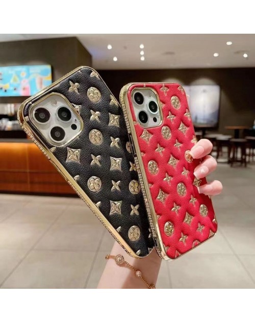 LV ルイヴィトン ブランド iphone 14/14 pro/14 pro maxケース きらきら Louis Vuittonモノグラム  レザー ジャケット型 アイフォン14/14プロ/14プロ マックス/13/12/11カバー メンズ レディーズ