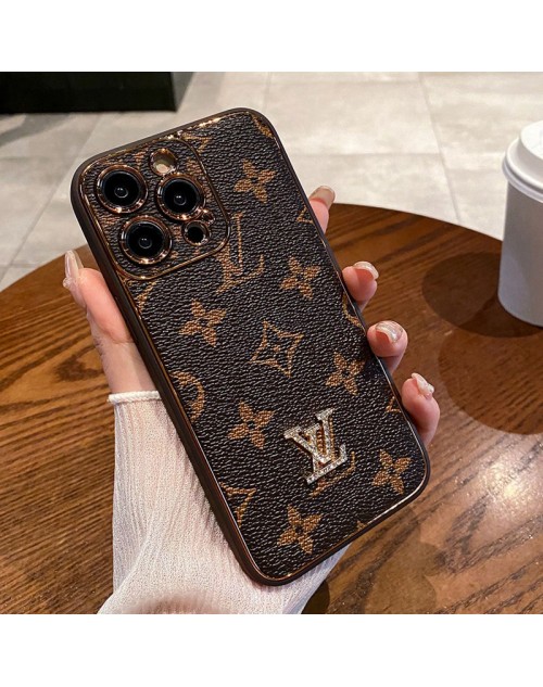 Lv ルイヴィトンブランド iphone15pro maxケース 手帳型 iphone15proケース キャラクター風 アイフォン15プロ カバー カード 可愛い