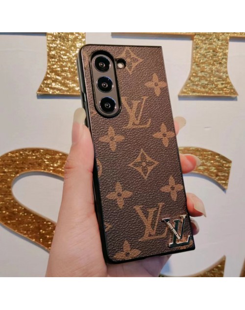 ルイヴィトングッチブランドGalaxy  z fold 5 6ケース 折りたたみ ギャラクシーZフォールド5 4 6ケース 大人気 芸能人愛用 galaxy z fold 3 4 ケース トランク型 激安