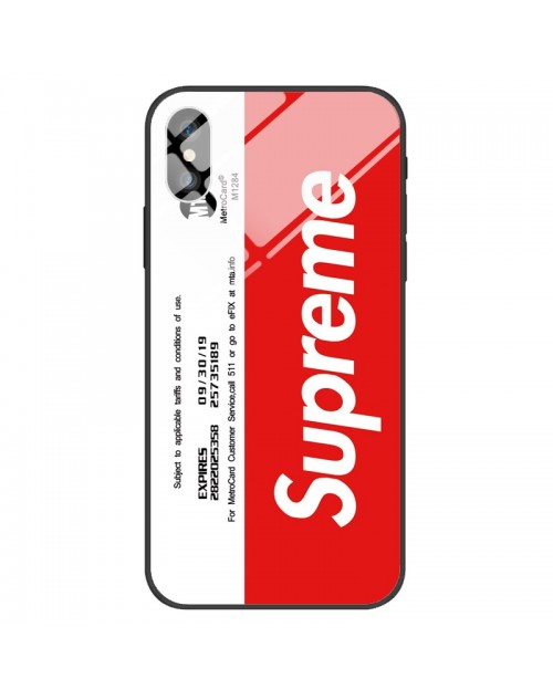 Supreme シュプリーム アイフォン15プロマックス ケース クリア iphone 15  ultraケース 保護 アイフォン15プロ カバー カード 可愛い