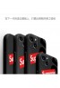 Supreme シュプリーム アイフォン15プロマックス ケース クリア iphone 15プラス カバー スタンド付き アイフォン15プロ カバー カード 可愛い