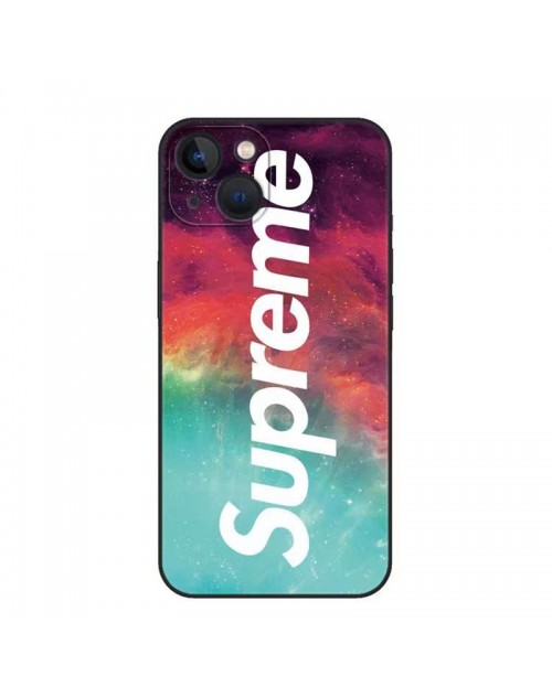 Supreme シュプリーム お洒落 iphone 15 pro max/15 PLUSケース 保護 ブランド Galaxy s23 ultraケース かわいいペアお揃い galaxy s23plusケース アイフォン15プロ カバー カード 可愛い