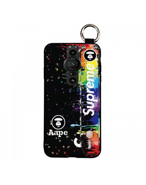 Supreme シュプリーム galaxy s23plusケース アイフォン15プロマックス ケース シンプル Xpeira 1vケース ジャケット ins風  クリア アイフォン15プロ カバー カード 可愛い アイフォン15ウルトラ カバー 経典