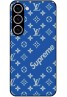 Lv ルイヴィトン Supreme シュプリームペアお揃い iPhone 15 Pro Max galaxy s24plusケース ファッション セレブ愛用 ギャラクシーS24プラスケース 激安ギャラクシーS24ウルトラ ケース ファッション メンズ個性潮 Galaxy s24+ケース ファッション