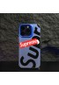 Supreme シュプリームブランド iphone15 pro max 14 13ケース パロディ アイフォン15プロマックス ケース お洒落 アイフォン15プロマックス 14カバー 経典