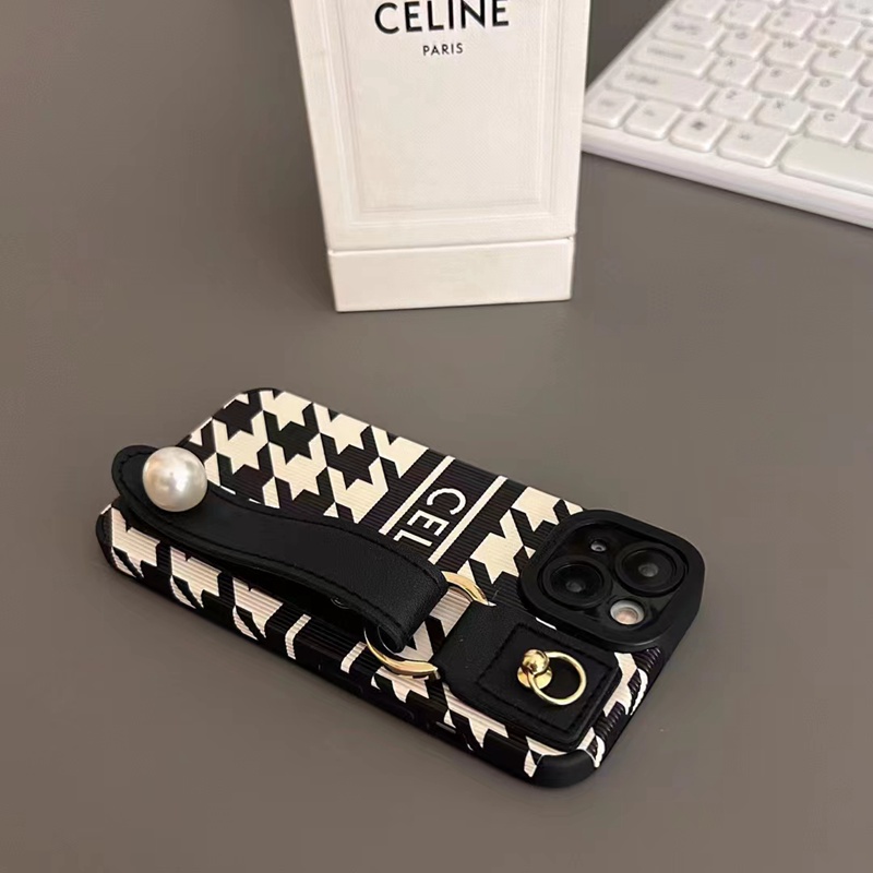 セリーヌiphone14pro max plusケース ハイブランドcelineハンド革スタンド ジャケット型 アイフォン14カバー男女