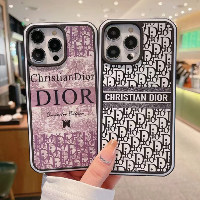 dior ブランド ディオール iphone14pro max/14pro/14ケース 芸能人愛用  蝶柄 モノグラム ジャケット型