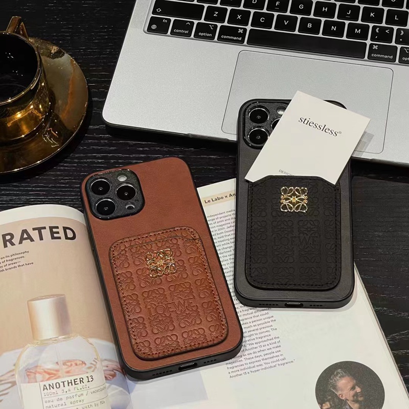 LOEWE ロエベ アイフォン15プロマックス ケース クリア iphone15proケース キャラクター風 アイフォン15ウルトラ カバー 経典