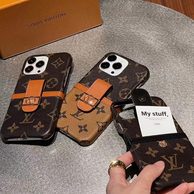 LV/ルイヴィトン ハイブランド iphone 14 pro max/14 pro/14 plus/14/13 pro max/13 proケース カード収納