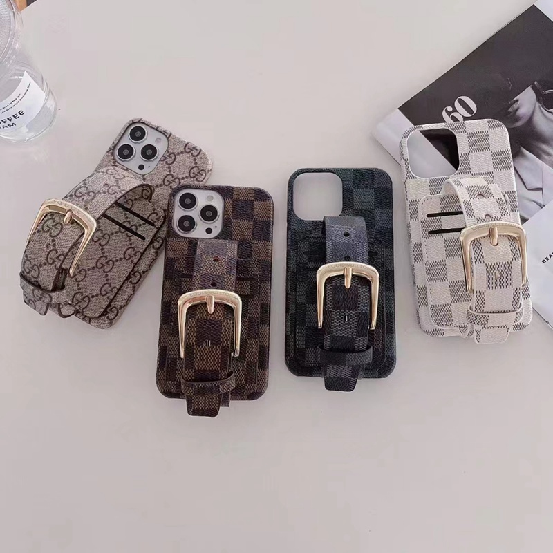 LV Gucci ハイブランド Iphone 14/14 pro/14 pro maxケース ルイヴィトン ハンドヘルド付き グッチ レザー カード入れ Galaxy S23/S23+/S23 Ultra/Note21 Ultraカバー 落下防止 メンズ レディース