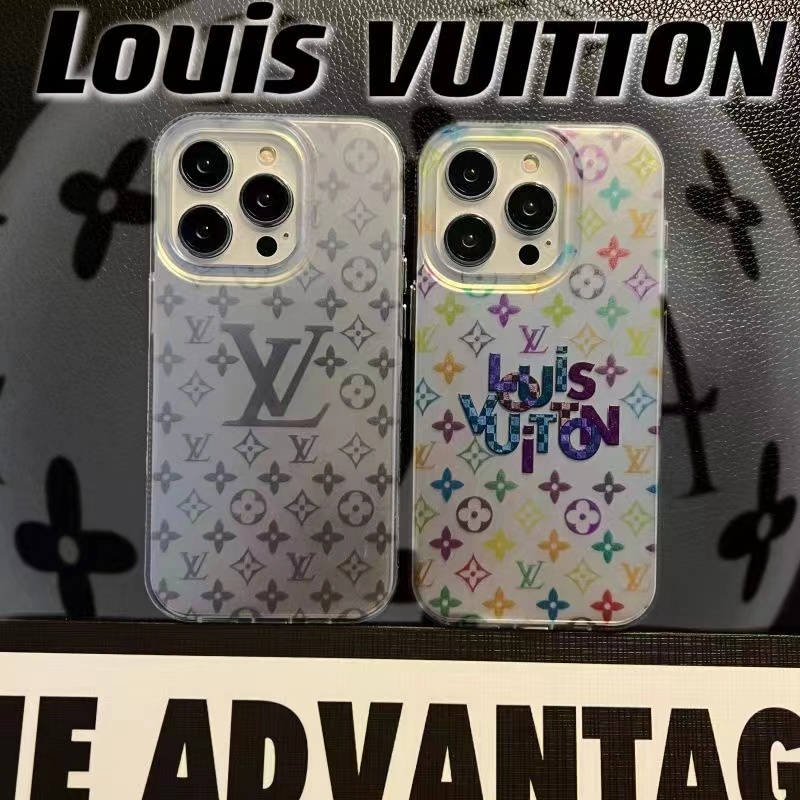 LV ブランド iphone 14/14 pro/14 pro max/14 Plusケース ins風 ルイヴィトン クリア 透明カラー色 ジャケット型