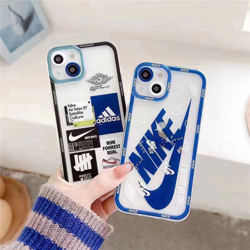 Nikeアイフォンiphone15 Pro max/15 Plusケース スニーカー ファッション スマホケース エアジョーダン ブランド 透き通る 個性 Adidasアイフォン15プロ マックス/15プラス カバー 男女