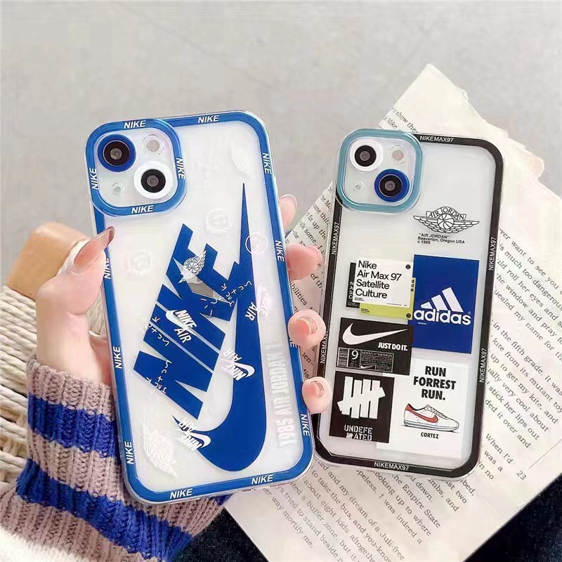 Nike iphone14 Pro max/14 Plusケース スニーカー スマホケース エア ジョーダン ブランド 透き通る 個性 Adidas アイフォン14プロ マックス カバー 男女