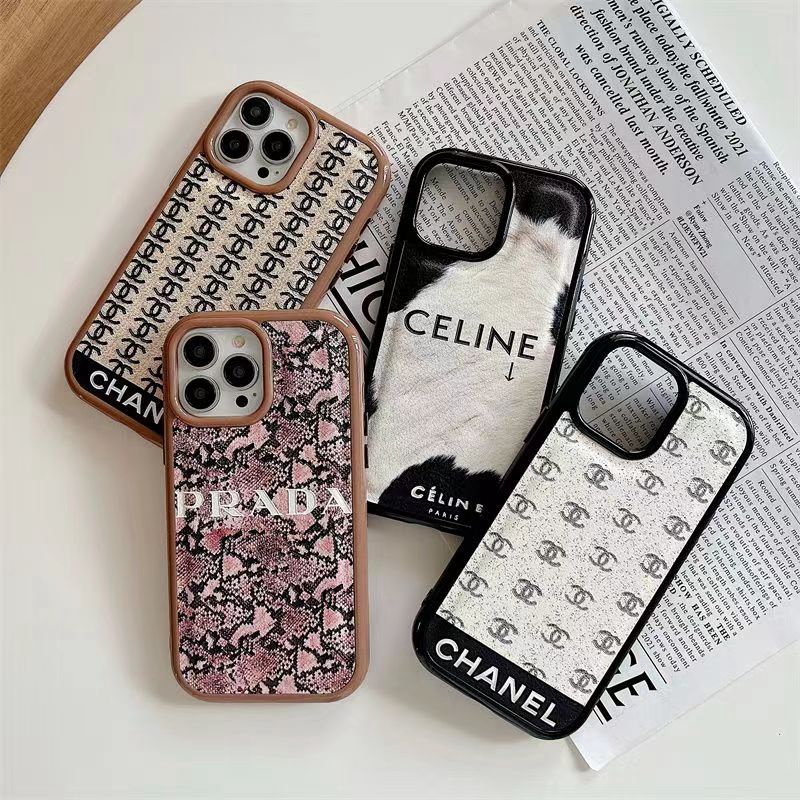 ブランド シャネルChanel Celineセリーヌ iPhone 14 Plus/14 Pro maxケース ins風 蛇革 Pradaプラダ モノグラム ソフト ジャケット型 アイフォン14カバー