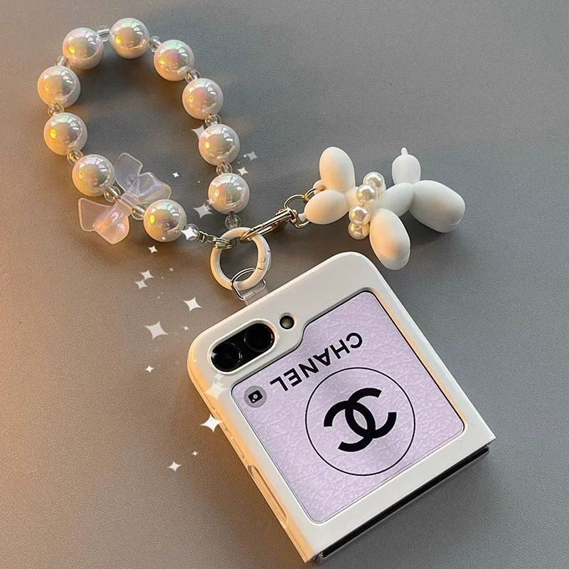 Chanel シャネルブランドGalaxy Z Flip 5 6ケース 折りたたみ 