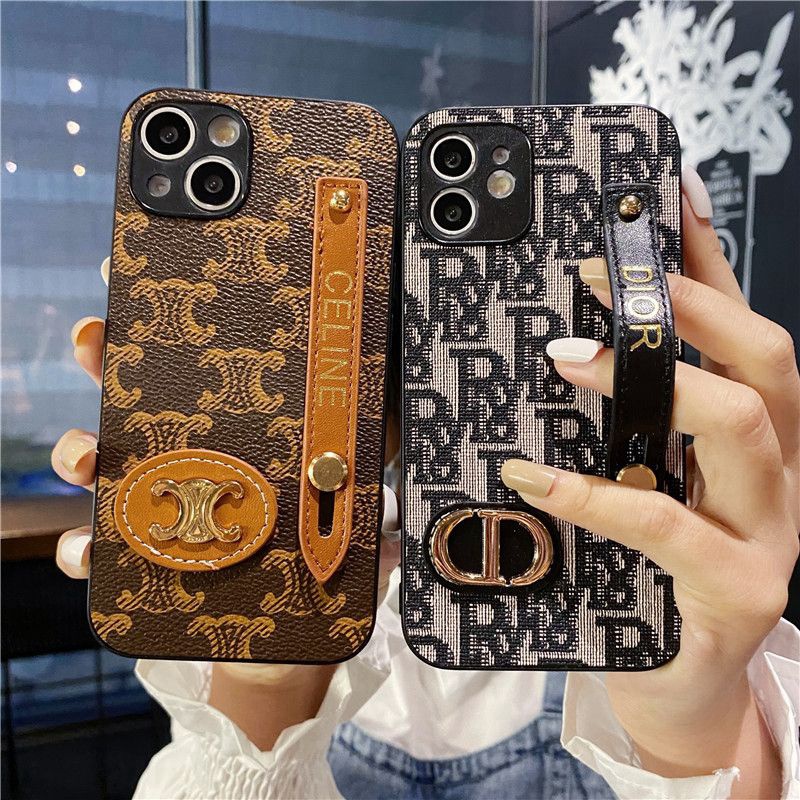 DIOR CELINE ブランド ディオール セリーヌ Galaxy S22/a23 5gケース ハンドバンド ストラップ付き ギャラクシー