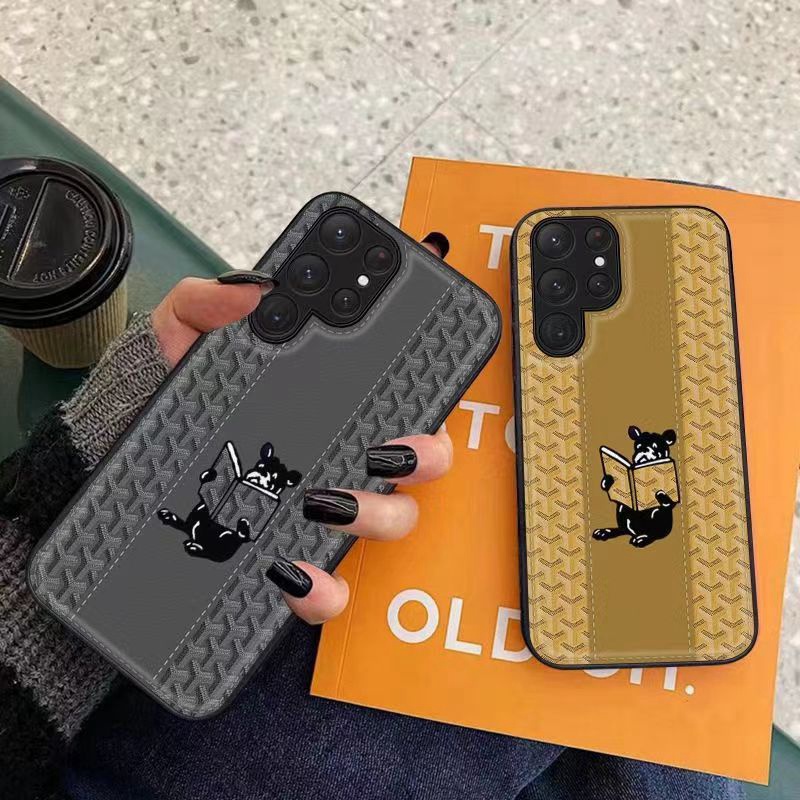 GOYARD ブランド ゴヤール iPhone 14/14 Pro/14 Pro maxケース オシャレ 犬柄 モノグラム 全機種対応